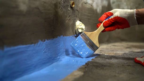 Commercial Waterproofing project at a Defiance, OH business property by SJ Waterproofing Pros